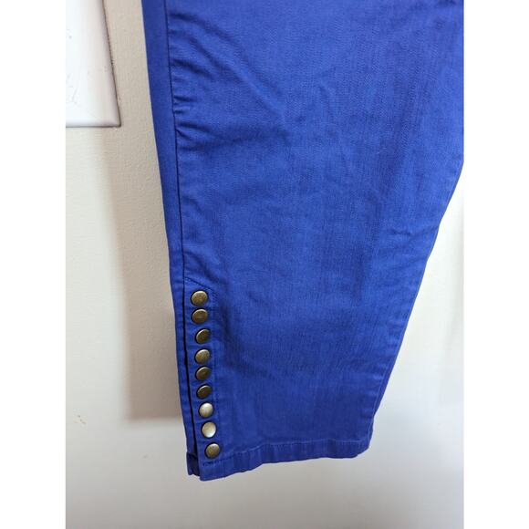 Women's Plus Size Purple 3X Floral Chiffon Top and 2X stretch Pants Outfit - Picture 9 of 9